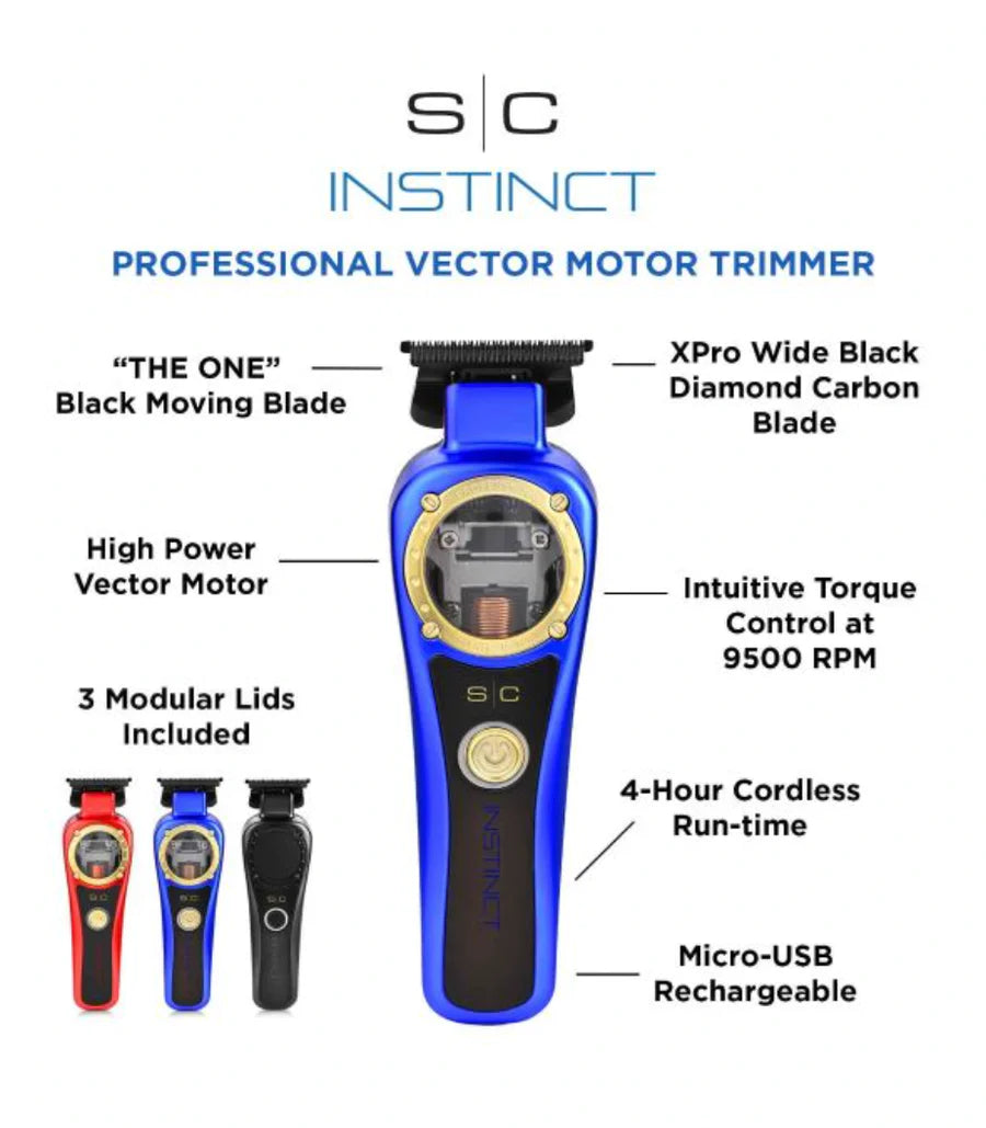 StyleCraft Instinct Cordless Trimmer w/ Vector Motor Intuitive Torque Control