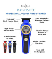 StyleCraft Instinct Cordless Trimmer w/ Vector Motor Intuitive Torque Control
