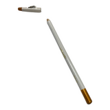 Barber Pencil with Built-in Sharpener Edge Hairline Razor. Hairline Outliner Pencils(White)