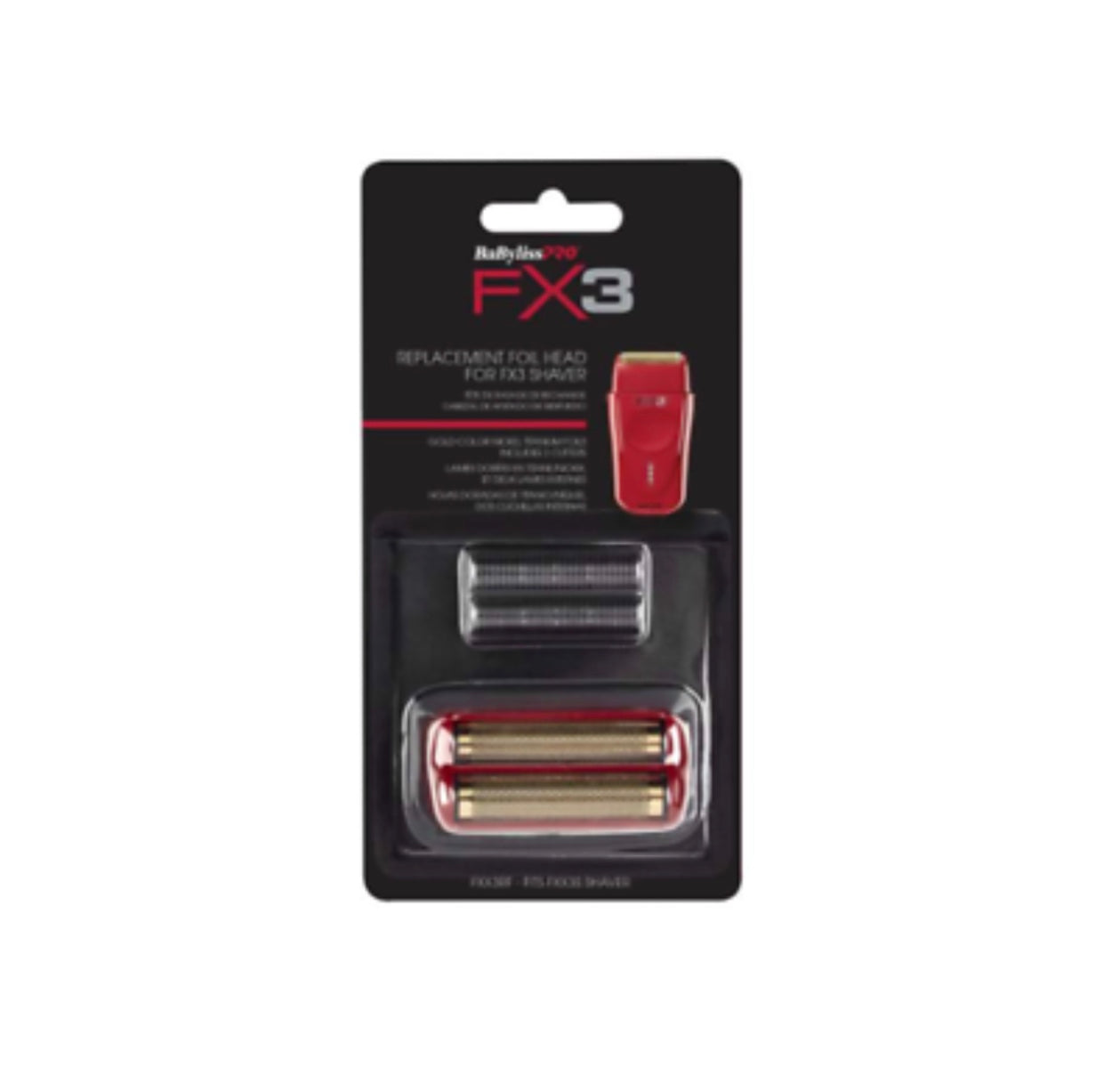 FX3 Red Shaver Replacement Foil Head