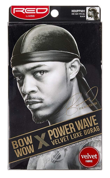 Red Bow Wow Power Wave Velvet Luxe Durag